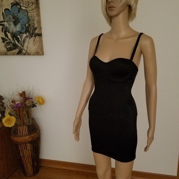 Heavenly Shapewear black slip dress - Picture 2 of 9